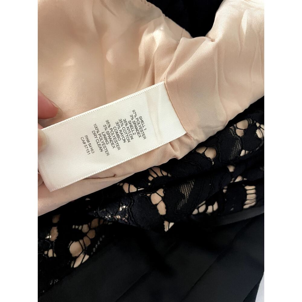 NEW Eliza J Black Beige Women's Size 20W Plus Lace Bodice Jumpsuit - Picture 5 of 8